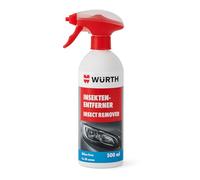 WURTH Éliminateur d'insectes 500 ml - Spray mousse active pour vitres, peinture, chrome et plastiques - Nettoie les résidus secs sans frotter - Réf. 08934700001