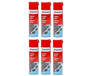 WURTH Lot de 6 vaporisateurs de silicone 500 ml