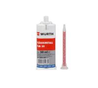 Wurth Mastic liquide bi-composant pour métal, 50 ml, métal liquide