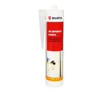 WURTH MS-SUPERFLEX 3125 Blanc - 290 ml - Mastic adhésif professionnel type Sikaflex - Polymère à Tack rapide pour construction et rénovation (1)