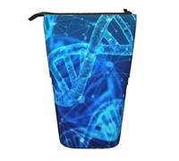 WURTON Dna Chain Photo Print Pencil Case Telescopique Papeterie Sac de Rangement Trousse à Crayons Adultes, Boîte de Rangement