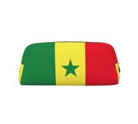 WURTON Grande trousse à crayons polyvalente avec fermeture éclair Motif drapeau du Sénégal