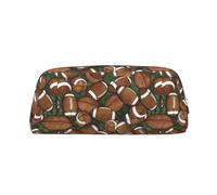 WURTON Trousse à crayons multifonction avec fermeture éclair Motif football Vert