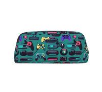WURTON Trousse à crayons multifonction avec motif manette de jeu - Trousse à crayons élégante avec fermeture éclair