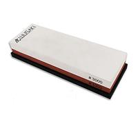 WUSAKI Pierre à Aiguiser pour Couteaux de Cuisine Grains 1000/3000 avec support en silicone