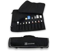 Wusaki Trousse de Cuisinier Vide pour Chefs Professionnels et étudiants en école hotelière - 9 Places + 2 Poches de Rangement