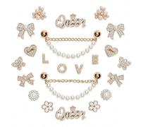 Wusejosapi Lot de 22 Charms pour Chaussures, Décorations de Sandales, Pendentifs pour Sneakers pour Personnalisation de Chaussures, Accessoire de Tenue Festive & Individualisation Personnelle