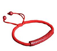 WUSHADEHANS Bracelet en Cristal, Bracelet en Cristal de cinabre for Sutra du cœur Bouddhiste, amulette for la Protection, Reiki