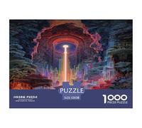 Wushan Xiaguang Path Puzzle Classique Natural Paysage, Carton RésistAnt, Relax & Créativité, Activité Familiale, Cadeau Parfait pour Adultes 52x38cm/1000pcs