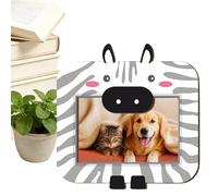 Wusideday Cadres Photographies Commémoratifs pour Chiens,Objet Décoratif De Table En Forme D'Animal,Cadre Photo En Bois - pour Souvenir Sympathie Bibliothèque Dormoir Bureau Salon Chambre
