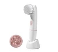 Wusideday Époudeur pour le visage électrique, pinceau nettoyant pour le visage - Vibration de l'épurateur du pinceau facial | Masseur du visage outils de soins de la peau ultrasoniques avec 2 têtes,