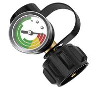 Wusideday Indicateur De Niveau De Propane - Indicateur De Pression pour Réservoir De Gaz - Détecteur De Fuite 2-18 kg avec Connexion QCC1 Type 1 pour Poêle Camping RV Gril Barbecue Brûleur
