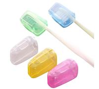 Wusideday Lot de 5 capuchons de protection pour brosse à dents électrique pour le camping, l'église, les voyages d'affaires, l'école, Taille unique, Refer to description, Unisexe