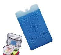 Wusideday Packs De Glace pour Glacière,Boîte Froide Fine Portable Longue Durée | Packs de Glace en Gel congelables pour glacière | Voyage Pique-Nique Camping Randonnée Maison Boisson Lait Maternel