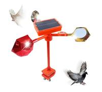Wusideday Réflecteurs d'oiseaux, dispositifs effrayants pour le toit avec alarme sonore réglable | extérieur à énergie solaire pour pigeons, pics, moineaux pour balustrades, fenêtres, jardin