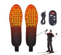 Wusideday Semelles Chauffantes pour Chaussures,Semelles Chauffantes Électriques | chauffantes Rechargeables à Batterie | chauffantes Chaudes pour Hommes et Femmes, Semelles