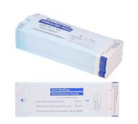 WUSJCOF 100 Pochettes Autoscellantes pour Stérilisation Pochettes pour Autoclave pour Matériel Onglerie, Dentaire et Podologique 90 x 260 mm