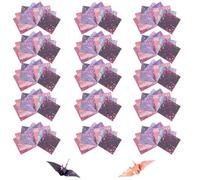WUSJCOF 120 feuilles de papier origami double face coloré, 15 x 15 cm, papier pliable avec motif de fleurs de cerisier, papier washi facile à plier pour projets créatifs, 8 styles