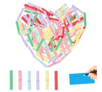 WUSJCOF 150 Pièces Petits Messages Rouleaux de Papier à Vœux Porte-bonheur Etiquettes Vides en Vrac Wish Souhait Message pour Loisirs Créatifs Décorations petite carte pour ecrire un mot (Multicolore)