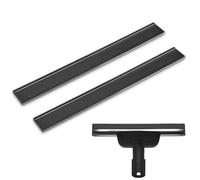WUSJCOF 2 pièces de remplacement en caoutchouc pour aspirateur de fenêtre sans fil, d'extraction compatibles avec WV1 WV2 WV5 WV50 WV55 WV60 WV75, pour nettoyeur, raclette, lave-vitre (280 mm)