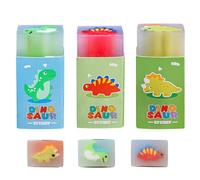 WUSJCOF 3 pièces Gommes à Effacer Dinosaure, Art Eraser, Gommes Colorées pour Enfant, Gomme Parfumée, Gomme Fantaisie, Gomme Noël, Croquis, Bureaux, Fourniture Scolaire, Dessin, Papeterie, Cadeaux