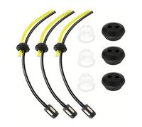 WUSJCOF 3 pièces Kit Universel de Filtre à Essence, Ligne de Carburant, Ampoule d'Amorçage, Debroussailleuse, De Réservoir De Carburant, pour Coupe-Herbe, Débroussailleuse, Carburateur, Filtre