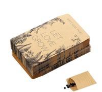 WUSJCOF 30 pièces Mini Sachets Cadeaux Sachets à Graines Petits Sacs en Papier à Remplir et à Étiqueter Papier Kraft