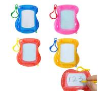 WUSJCOF 4 Pcs Mini Ardoise Magique Porte-clés, Cadeaux d'Anniversaire Enfant, Jouets Éducatifs Créatifs, Prix Tombola, Petites Surprises pour Enfants
