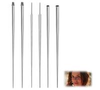 WUSJCOF 6 Pcs Kit de Piercing et Écarteurs Outils d'Insertion, Acier Chirurgical pour Oreille/Nez/Lèvre/Nombril/Mamelon/Langue, Set de Pose de Piercing