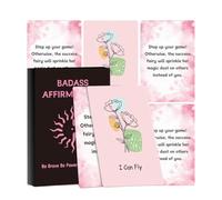 WUSJCOF 60 cartes d'affirmations positives,coaching de vie,inspiration et motivation,pleine conscience et attention,thérapie personnelle,émotions et positivité,carte yoga,cadeau pour femmes.