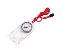 WUSJCOF Boussole de Navigation et d'Orientation, Multifonctionnelle Étanche, avec Déclinaison Ajustable, Loupe, Règle et Échelle pour Lecture de Carte, Enfant, Compas Mini