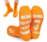 WUSJCOF Chaussettes,chaussettes de tennis orange amusantes,tailles 36-42,chaussettes en coton pour femmes et hommes,chaussettes de sport,chaussettes colorées amusantes,cadeau