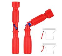 WUSJCOF Clé de montage pour siège de WC, clé universelle pour siège de toilette, adaptateur pour écrous, rallonge à cliquet, compatibilité avec aérateurs, outil sanitaire, Articulée