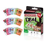 WUSJCOF Jeu de Cartes Deal,144 cartes,Monopoly Deal,Jeux de Société pour enfants,familles et adultes,À partir de 8 ans,Version Anglaise