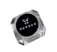 WUSJCOF Kit de Strass Dentaire, 10 pièces/boîte, Strass Dentaire Colle, Strass Dentaire, Strass Dentaire, Tooth Gem Kit, Avec Outil de Collection de Bijoux (Blanc)