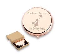 WUSUANED Miroir avec Citation de Mary Poppins - Cadeau inspiré du Film pour Les Fans de Mary Poppins