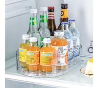WUSUPU Distributeur Canette Frigo, Rangement Canette,Plateau Tournant Cuisine Rotative,Rangement Frigo Canette Boisson pour Réfrigérateur, Cuisine Armoire Garde-Manger