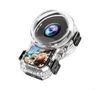 Wusvive Boîtier étanche invisible pour Insta360 X6 anti-buée 60 m | Protection étanche à 60 mètres, design anti-buée, construction PC et PMMA, boîtier transparent