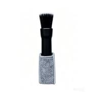 Wusvive Brosse de nettoyage 2 en 1 pour grille d'aération de voiture avec | Poignée en ABS, chiffon en microfibre lavable, nettoie les aérations des claviers, taille compacte de 16,5 cm