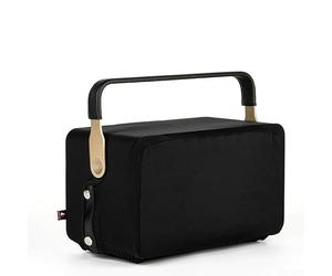 Wusvive Housse anti-poussière pour enceinte JBL Authentics 200/300/500 | Nylon, ajustement parfait pour les modèles 200/300/500, protection contre la poussière, design noir élégant, 20 x 15 x 14 cm
