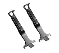 Wusvive Lot de 2 outils de démontage de capuchons de moyeu de roue de | Construction en nylon/fibre de verre, protection de jante anti-rayures, bras de levier de 215 mm, aide à la réparation de