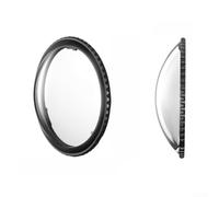 Wusvive Lot de 2 protections d'objectif pour Insta360 X6 en polycarbonate | Matériau PC, design Twist-Lock, protège contre les rayures et les chocs, ajustement transparent, lot de 2