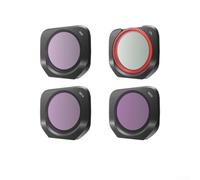 Wusvive Lot de filtres magnétiques ND pour Insta360 LunaPro, CPL UV ND8 | Verre optique enduit, construction en métal, comprend des filtres ND/CPL/UV, design portable léger pour caméras d'action