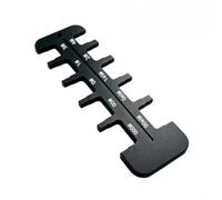 Wusvive Outil de mesure multi-échelles en alliage d'aluminium | Alliage d'aluminium, design multi-échelles, tri rapide des capsules, compact pour une utilisation en atelier de laboratoire