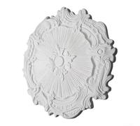 Wusvive Plafonnier floral léger pour médaillon 43 cm facile à installer et | Construction résistante à l'humidité, idéale pour les cuisines, convient pour les salles de bains, dans les zones humides