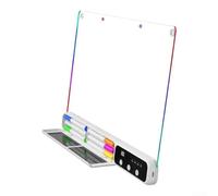 Wusvive Planche à dessin LED rechargeable avec minuteur à intensité | ABS et PMMA, autonomie de 13 heures, gradation continue, minuterie de 30 à 120 min, portable, avec étui