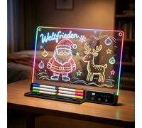 Wusvive Planche à dessin LED rechargeable avec minuteur à intensité | ABS et PMMA, autonomie de 13 heures, gradation continue, minuterie de 30 à 120 min, portable, avec étui