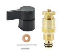 Wusvive Vanne de vidange en laiton pour pulvérisateurs sans air 440/540/640 | Construction en laiton et aluminium, soulagement précis de la pression, régulation du débit stable, convient aux séries 440