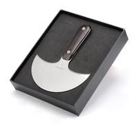 WUTA Couteau à effiler le cuir, outil à parer, acier inoxydable martensitique 420B, découpe professionnelle du cuir (2 pièces, main droite)