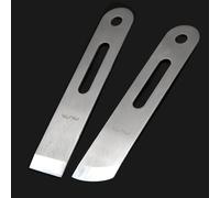 WUTA Couteau à effiler le cuir, outil à parer, acier inoxydable martensitique 420B, découpe professionnelle du cuir (Set D-2 Stücke,Rechte Hand)